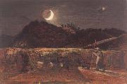 Cornfield by Moonlight,with the Evening Star, Samuel Palmer